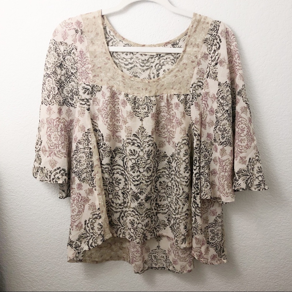 Urban Outfitters Staring at Stars sheer blouse